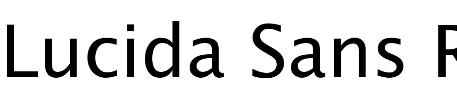 Lucida Sans Regular Font Download Free